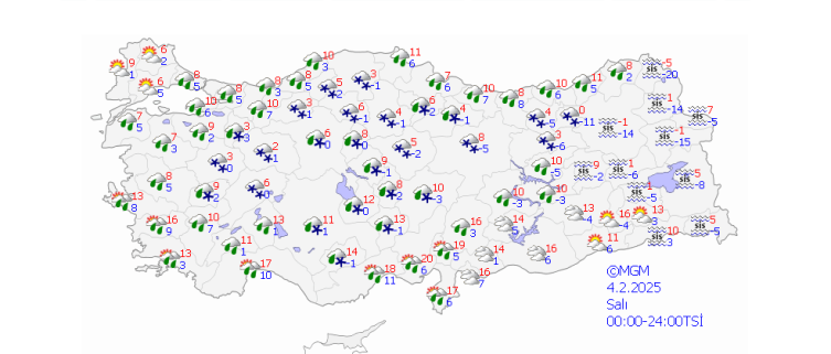 Yeni haftada kar yağışı uyarısı